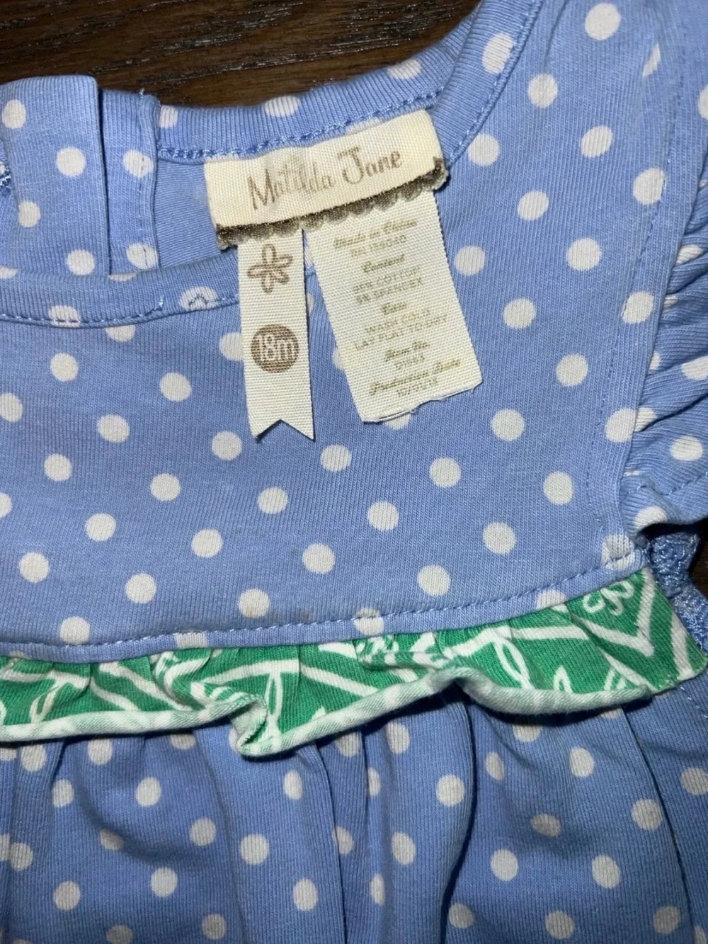 Matilda Jane Pearl Dress from the Wonderful Parade line size 18m